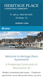 Mobile Screenshot of heritageplacerentals.com