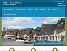 Tablet Screenshot of heritageplacerentals.com